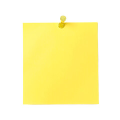 Bright golden sticky note for cheerful reminders