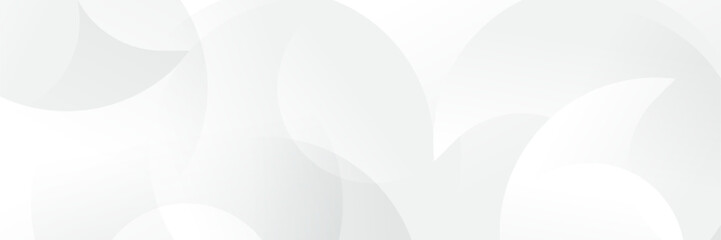 Abstract white Geometric banner design background.
