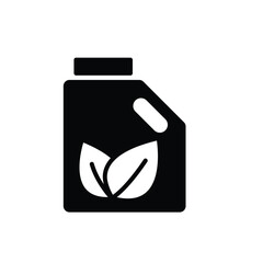 can oil icon vector eco fuel gasoline icon