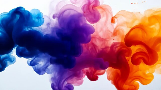 A watercolor splash isolated on white background.