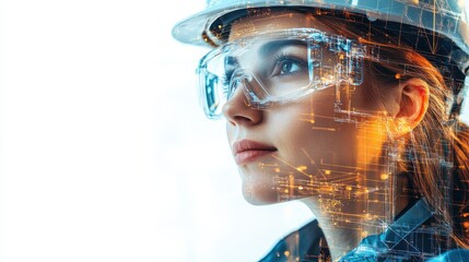 Obraz premium Future Engineer: Innovating with Advanced Technology
