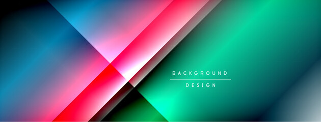 Fototapeta premium Light shadow lines dynamic gradient background