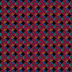 Pattern design art with color