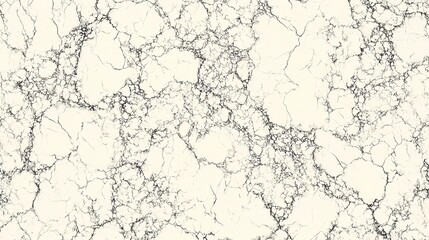 Obraz premium Beige Marble Texture with Fine Black Veins in High Resolution