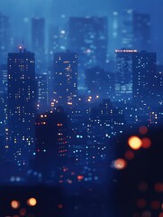 Obraz premium Cityscape at Night