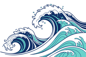 wave background