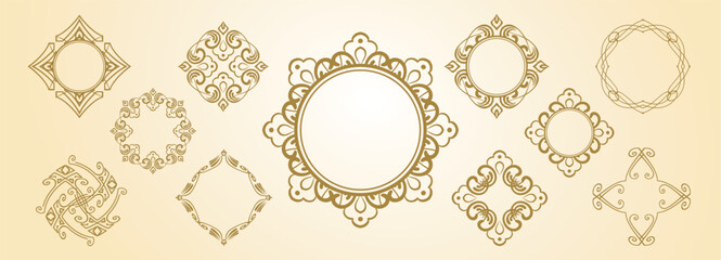 アンティークなフレームデザイン