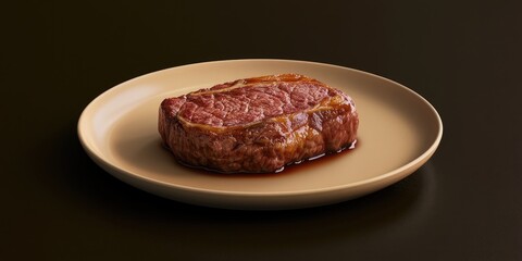 Steak on Plate