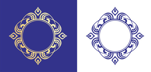 アンティークなフレームデザイン