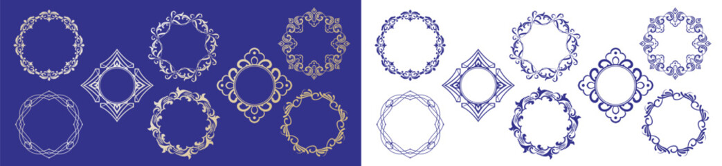 アンティークなフレームデザイン