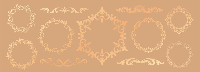 アンティークなフレームデザイン