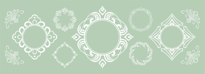 アンティークなフレームデザイン