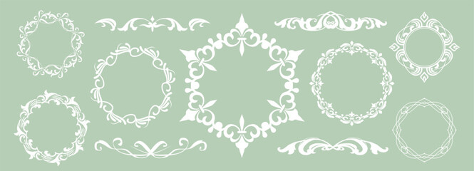 アンティークなフレームデザイン