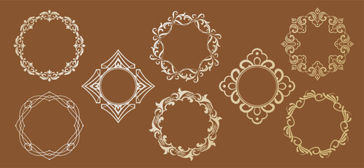 アンティークなフレームデザイン