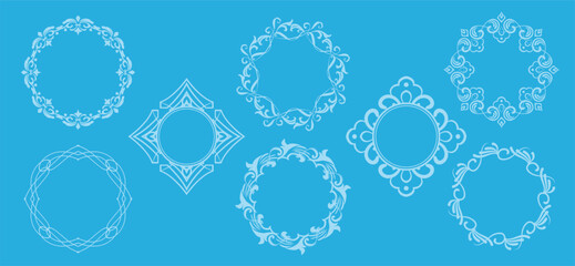 アンティークなフレームデザイン