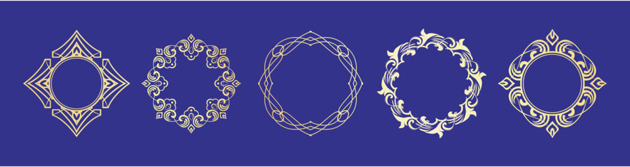 アンティークなフレームデザイン