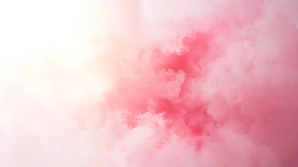 Fototapeta premium An artistic card design with an abstract pink watercolor theme, where soft, flowing brushstrokes form a gradient of blush and pastel hues. The composition exudes elegance and tranquility, with a