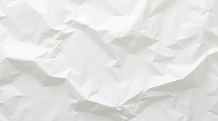 Fototapeta premium shows a white surface with multiple creases and wrinkles, resembling crumpled paper that has been smoothed out.