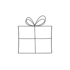 gift box with ribbon