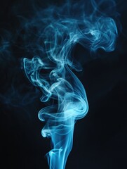 Obraz premium Blue Smoke Rising