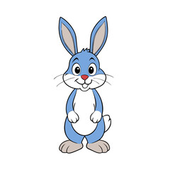 easter bunny with a background