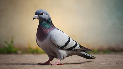 pigeon on the ground