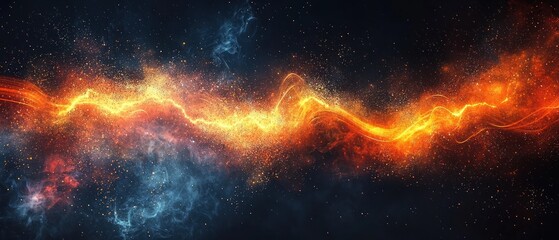 Cosmic Fire and Ice: A Celestial Dance of Energy
