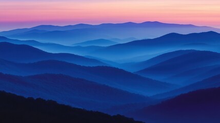 Fototapeta premium Majestic Mountain Range at Sunset