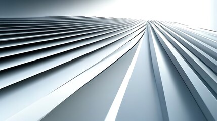 Obraz premium Abstract Silver Curving Lines Design Background