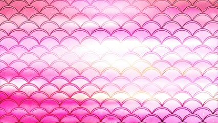 Pink Gradient Scales Pattern with White Highlights