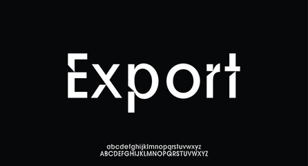 Sport modern logo alphabet font. Technology typography sport, game, abstract, technology, fashion, digital, future creative logos fonts regular and italic
