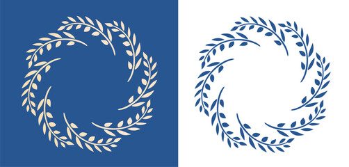 高級感のあるビンテージ調のフレームデザインセット