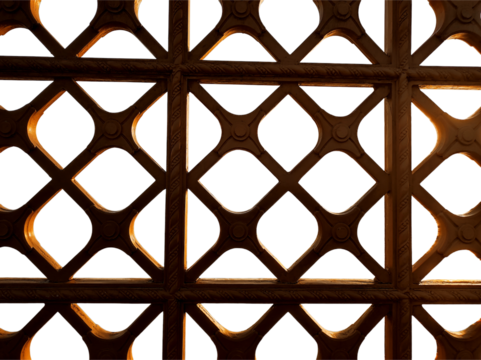 Wooden Window Frame Grid Png
