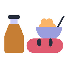 Food Ration Icon Style