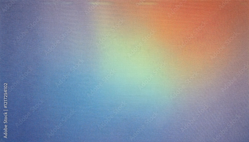 Poster minimalist gradient background in soft pastel tones of orange and blue, perfect for web design, pres