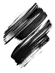 Black Brush Stroke Close Up