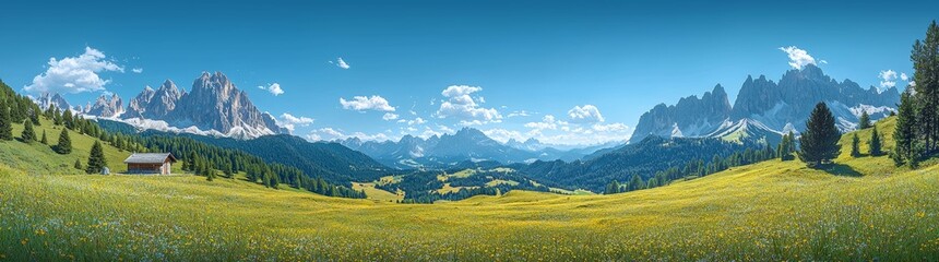 Fototapeta premium Friuli Venezia-Giulia, Italy, witnesses the sunset painting the Carnic Alps