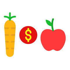 Budget Eating Icon Style