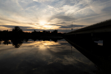 Obraz premium Bridge over Water