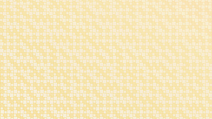  Subtle Geometric Tile Pattern
Delicate lines form a repeating design of tiny squares, rendered in a warm, soft yellow hue against a light cream background.