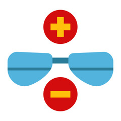 Fototapeta premium Multifocal Icon Style