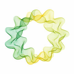 Abstract vector wave pattern. Color round wave. Presentation template. Layout for advertising. Eps 10