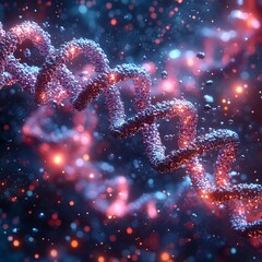 Starry night sky with fireworks and glowing nebula, space-themed backdrop for text, celebrating the universe with light and color