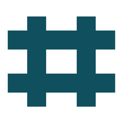 Obraz premium Hashtag Icon Style