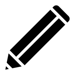 Pencil Glyph Icon