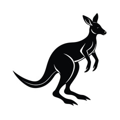 kangaroo vector image illustration and artwork silhouette