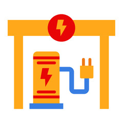 Charging Station Icon Style