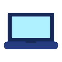 School Laptop Icon Style