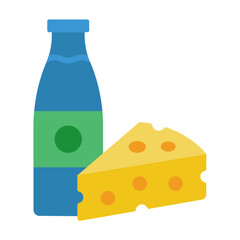 Dairy Products Icon Style