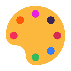 Color Palette Icon Style